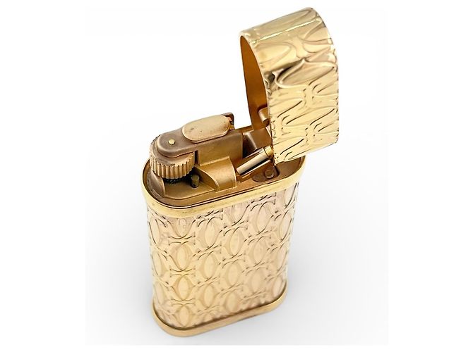 Cartier Godron Happy Birthday Lighter Golden - view 6