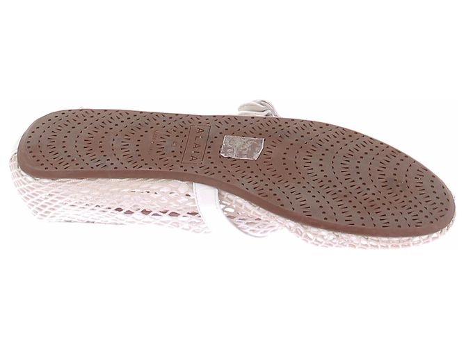 Alaïa Ballerine in rete crema - vista 5