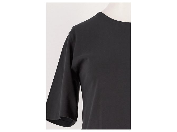 Autre Marque T-shirt nera a maniche corte PHOSE in cotone - vista 6