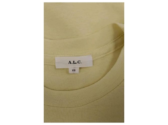 A.L.C. T-Shirt aus Baumwolle Gelb - Ansicht 7