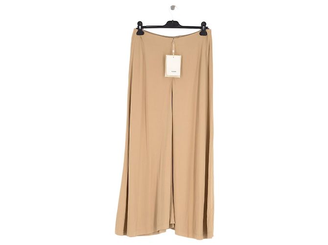 Gonna lunga beige in viscosa Totême - vista 2