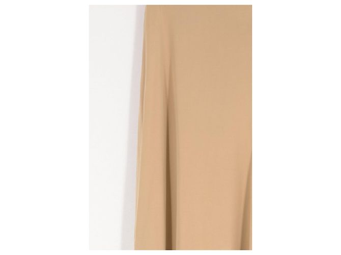 Gonna lunga beige in viscosa Totême - vista 4