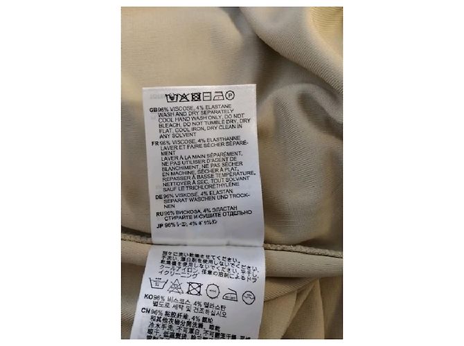 Gonna lunga beige in viscosa Totême - vista 6