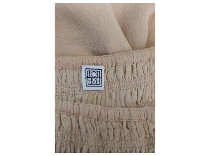 Totême Maxikleid Beige Viscose - Ansicht 7