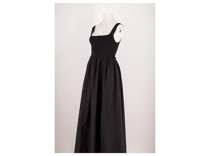 Autre Marque Vestido maxi negro MATTEAU de viscosa - vista 3