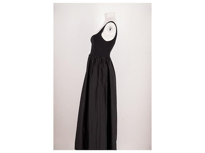Autre Marque Vestido maxi negro MATTEAU de viscosa - vista 4