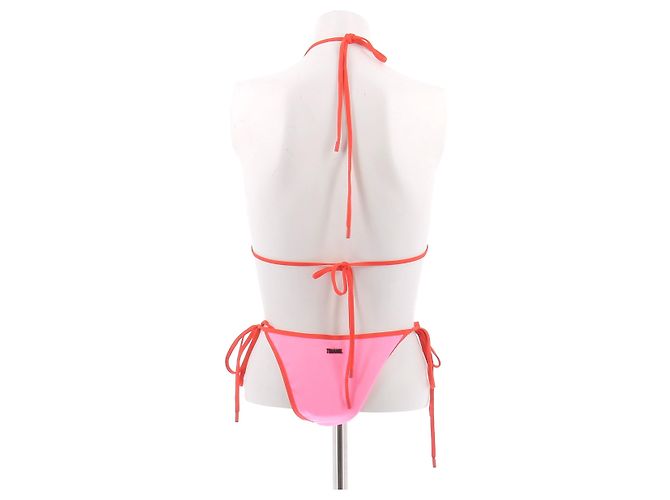 Autre Marque Bikini rosa e rosso - vista 2