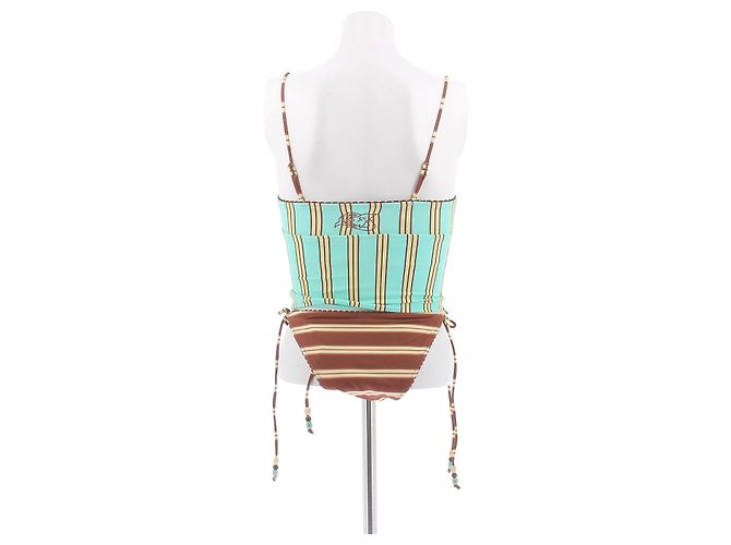 Autre Marque Bikini a rayas Turquesa - vista 2