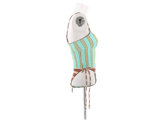 Autre Marque Bikini a rayas Turquesa - vista 3