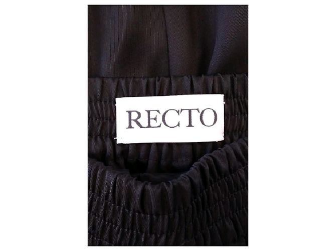 Autre Marque Schwarze weite Shorts aus Viscose - Ansicht 5