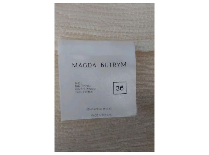 Magda Butrym Abito lungo bianco - vista 8