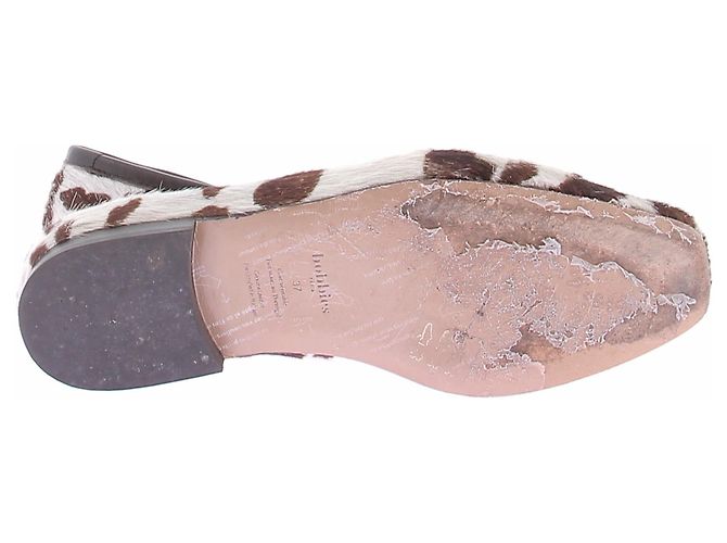 Autre Marque Bailarinas de piel con efecto animal print - vista 5