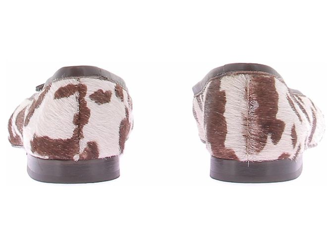 Autre Marque Bailarinas de piel con efecto animal print - vista 7
