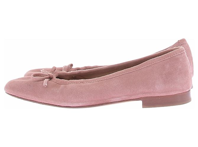 Autre Marque Rosa Wildleder-Ballerinas - Ansicht 2
