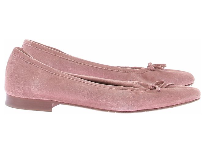 Autre Marque Rosa Wildleder-Ballerinas - Ansicht 6