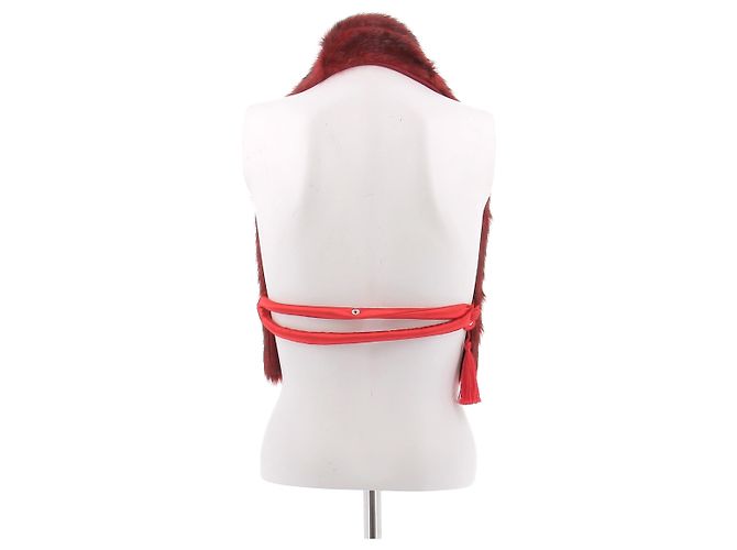 Autre Marque Accessorio sciarpa rossa Rosso - vista 2