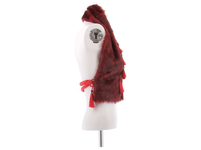 Autre Marque Accessorio sciarpa rossa Rosso - vista 3