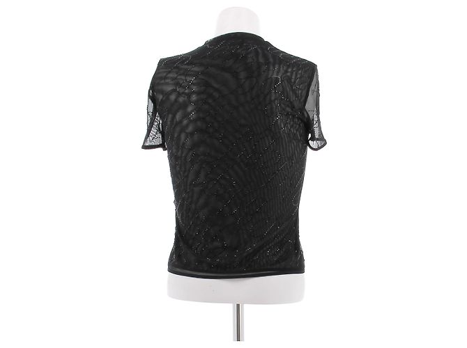 Top trasparente nero Blumarine - vista 2