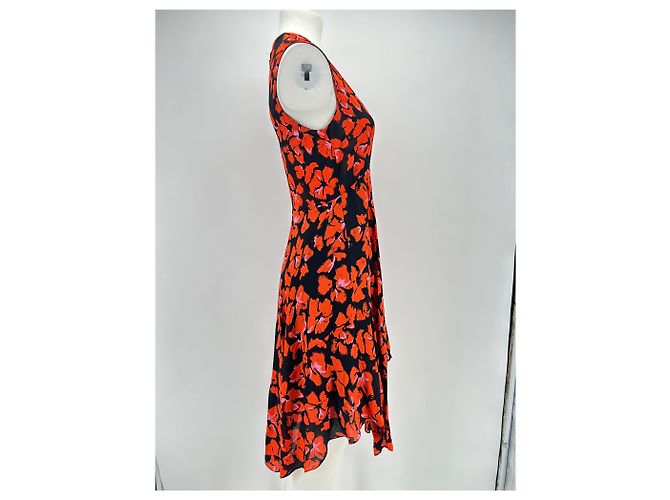 A.L.C Vestido de seda estampado Roja - vista 4