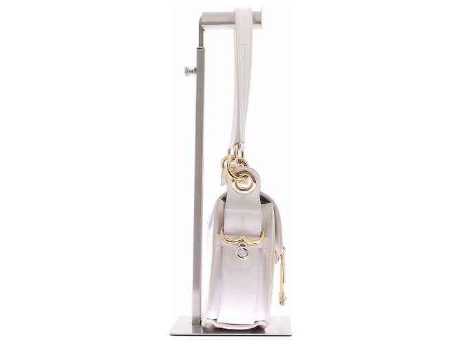 Chloé Borsa in pelle crema "Tess" Beige - vista 4