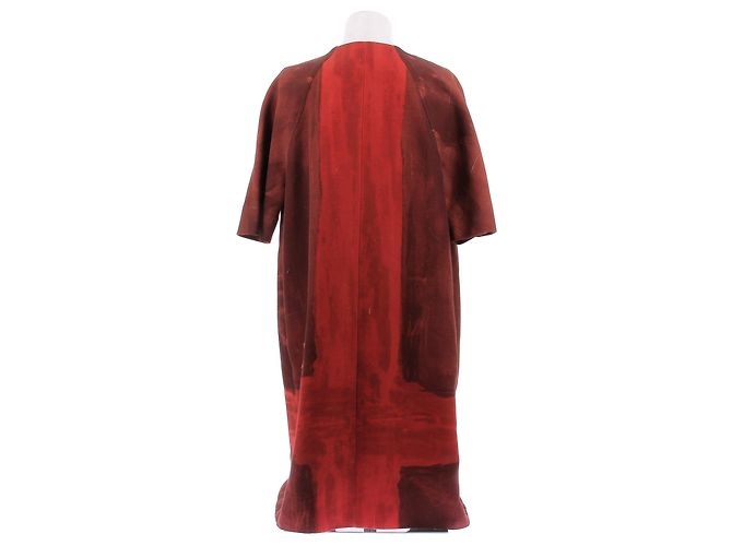 Chaqueta Vera Wang Roja Ombré de Algodón - vista 2