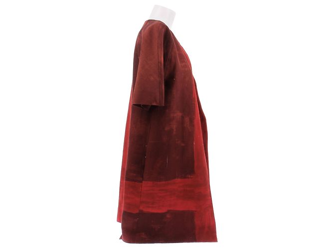 Chaqueta Vera Wang Roja Ombré de Algodón - vista 3