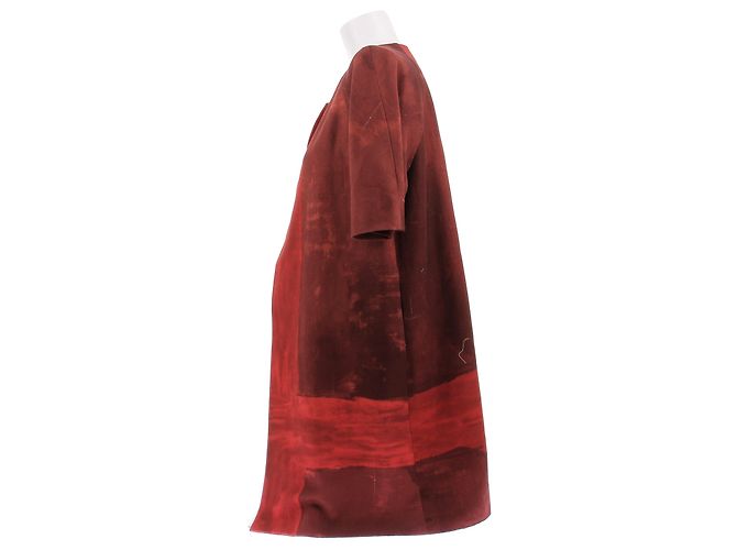 Chaqueta Vera Wang Roja Ombré de Algodón - vista 4