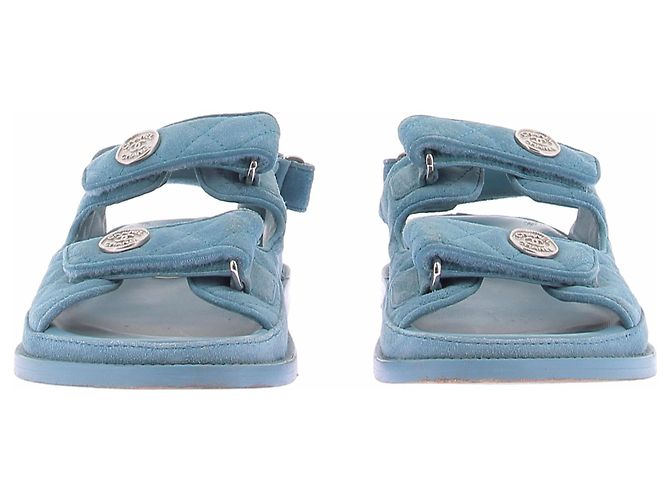 Chanel Sandali blu "Dad" - vista 3