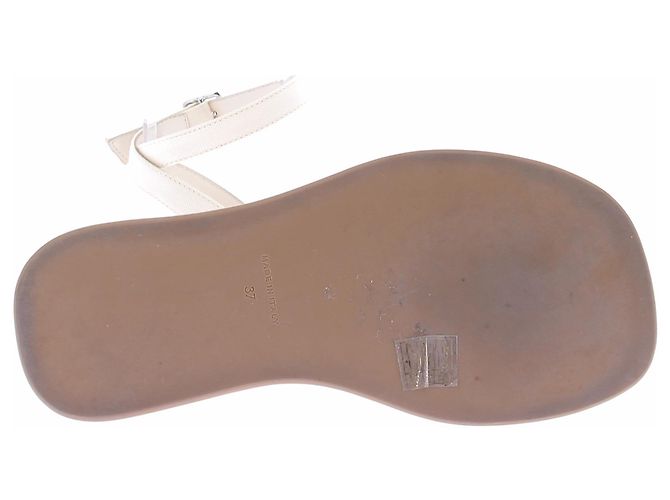 Autre Marque Sandali GIA/RHW in pelle beige - vista 5