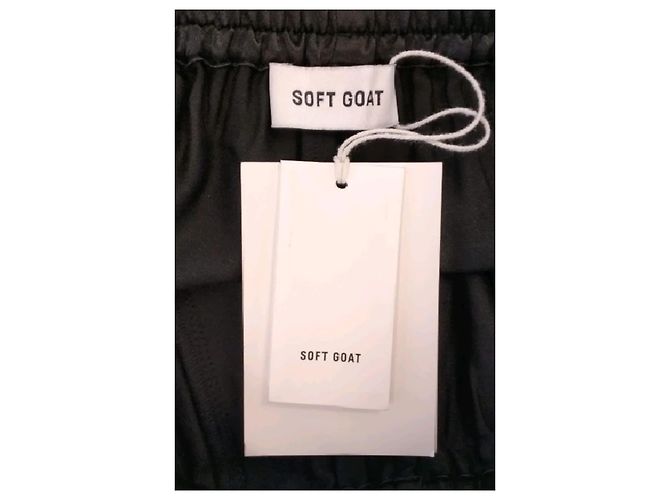 Autre Marque Pantalones de lana negros - vista 5