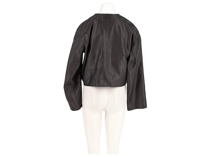 Autre Marque ARKET Lederjacke Schwarz - Ansicht 2