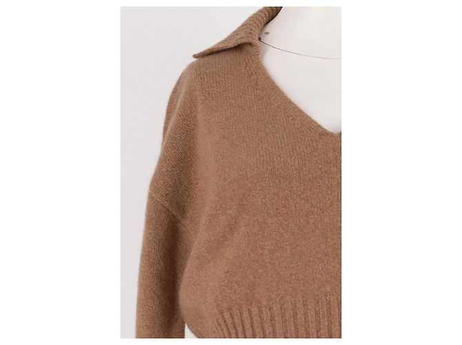Reformation Maglione in cashmere marrone - vista 3