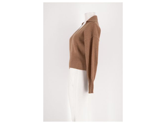 Reformation Maglione in cashmere marrone - vista 5
