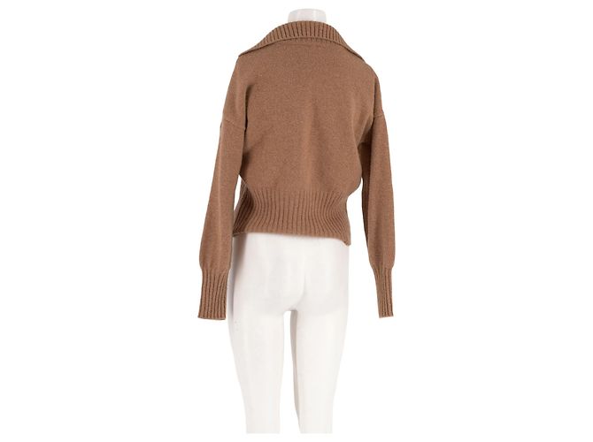 Reformation Maglione in cashmere marrone - vista 6