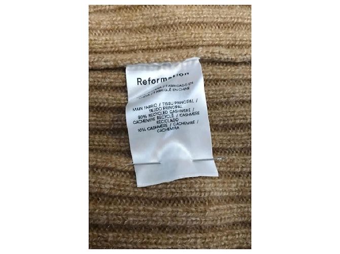 Reformation Maglione in cashmere marrone - vista 8