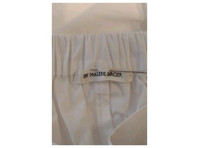 By Malene Birger Pantalones de algodón blanco - vista 5