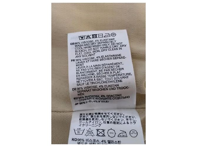 Top sem mangas bege com decote em V Totême - vista 8