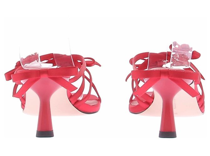 Autre Marque Sandali rossi con fiocchi Rosso - vista 7