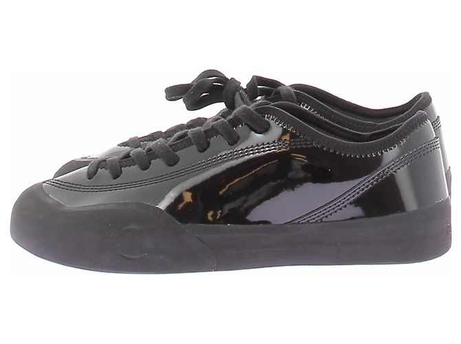 Autre Marque 1.30PM Sneaker aus schwarzem Lackleder - Ansicht 2