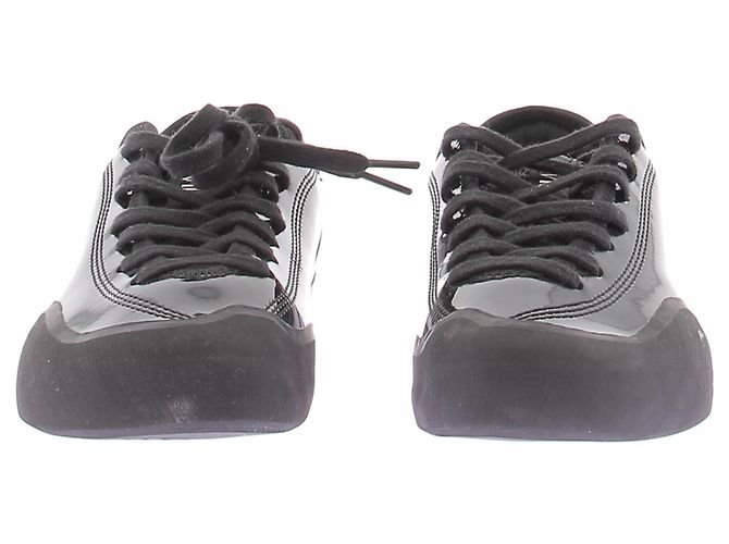 Autre Marque 1.30PM Sneaker aus schwarzem Lackleder - Ansicht 3