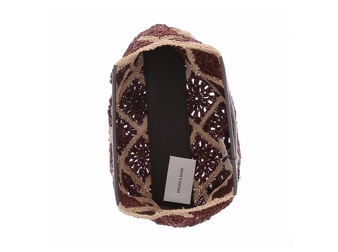 Veronica Beard Clutch de ráfia Vesper - vista 6