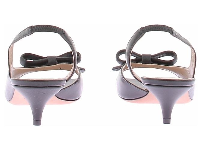 Christian Dior Schwarze Sandalen mit Knoten - Ansicht 7