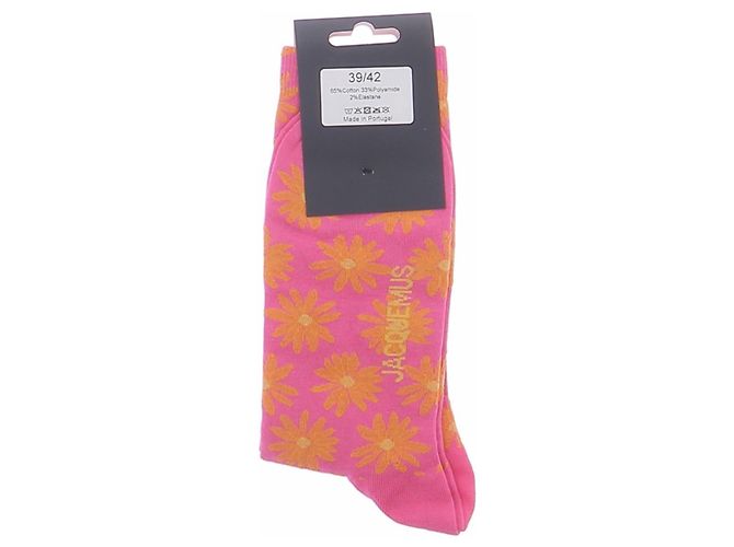 Calcetines Jacquemus de algodón rosa - vista 2