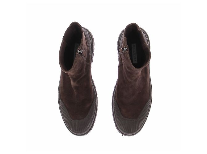 Aquazzura Braune Wildleder-Stiefeletten - Ansicht 4