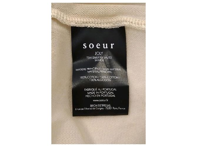 Soeur Baumwoll Tanktop Beige mit eckigem Ausschnitt - Ansicht 8