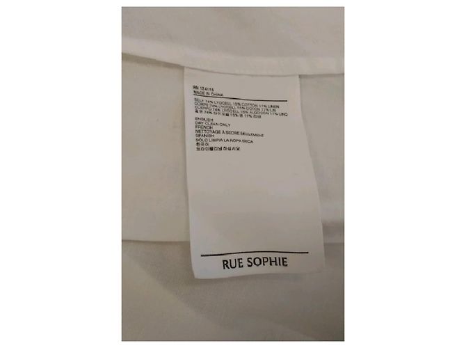 Autre Marque Top sin mangas de algodón blanco RUE SOPHIE - vista 8
