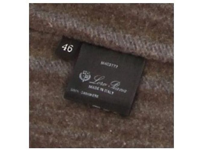 Loro Piana Cappotto verde e marrone - vista 5