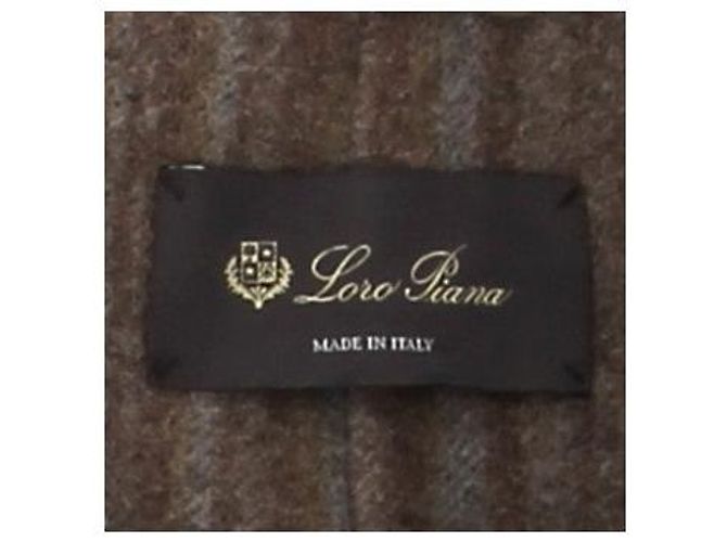 Loro Piana Cappotto verde e marrone - vista 6