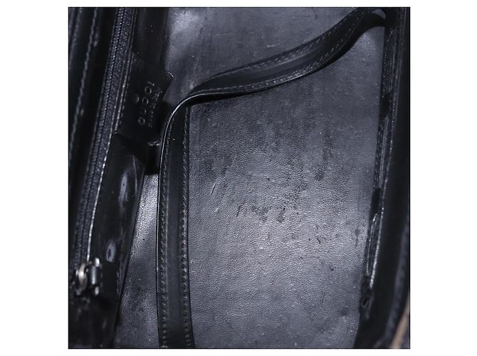 GUCCI Bamboo Vanity Hand Bag Nylon 2way Black Silver 013 2490 - vista 10