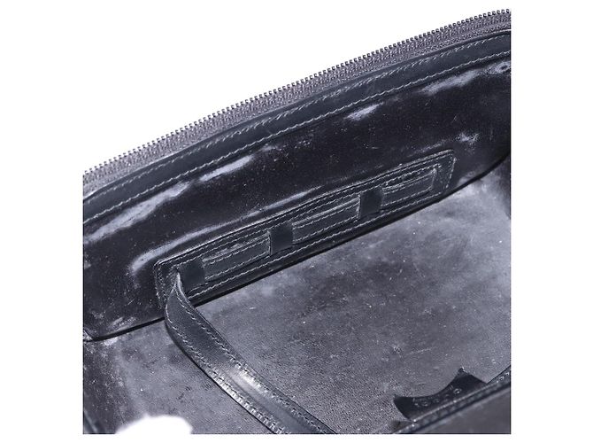 GUCCI Bamboo Vanity Hand Bag Nylon 2way Black Silver 013 2490 - vista 11